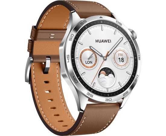 Смарт-годинник Huawei WATCH GT 4 46mm Classic Brown Leather (55020BGW), зображення 3 Смарт-годинник Huawei WATCH GT 4 46mm Classic Brown Leather (55020BGW), зображення 3