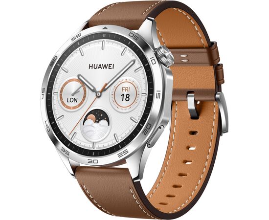Смарт-часы Huawei WATCH GT 4 46mm Classic Brown Leather (55020BGW)