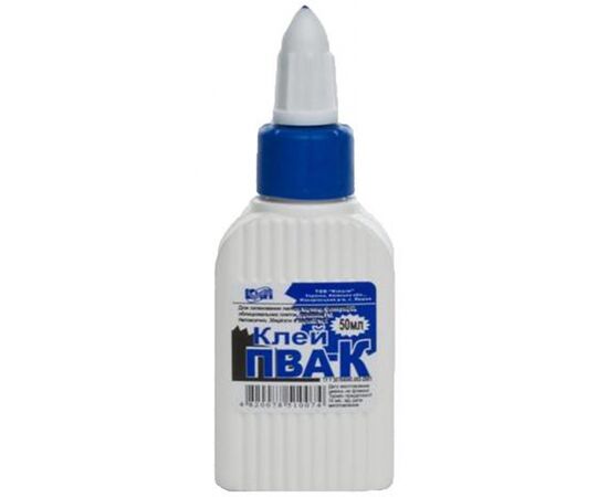 Клей КіП ПВА-К 50 мл с супер колпачком (GLUE-KIP-PVA-50ML)