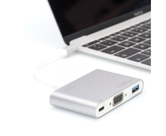 Перехідник Type-C to VGA/USB 3.0/Type-C Digitus (DA-70839), зображення 3