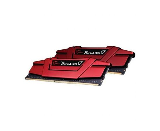 Модуль памяти для компьютера DDR4 8GB (2x4GB) 2666 MHz RIPJAWS V RED G.Skill (F4-2666C15D-8GVR), изображение 3 Модуль памяти для компьютера DDR4 8GB (2x4GB) 2666 MHz RIPJAWS V RED G.Skill (F4-2666C15D-8GVR), изображение 3