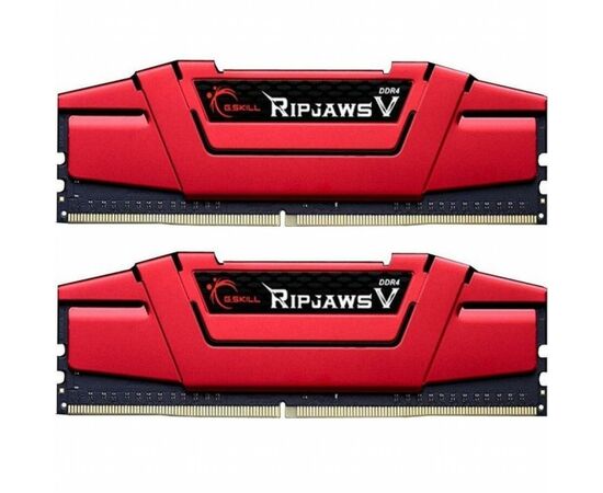 Модуль пам'яті для комп'ютера DDR4 16GB (2x8GB) 2400 MHz RipjawsV Red G.Skill (F4-2400C17D-16GVR)
