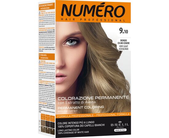 Краска для волос Brelil Numero 9.10 - Very Light Ash Blonde 140 мл (8011935081325)