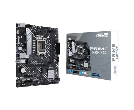 Материнская плата ASUS PRIME B660M-K D4, изображение 2 Материнская плата ASUS PRIME B660M-K D4, изображение 2