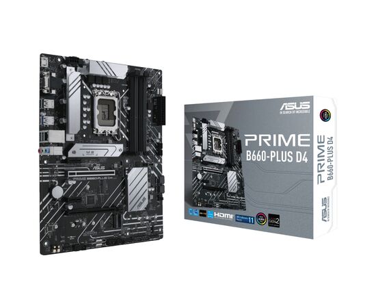 Материнская плата ASUS PRIME B660-PLUS D4, изображение 2 Материнская плата ASUS PRIME B660-PLUS D4, изображение 2