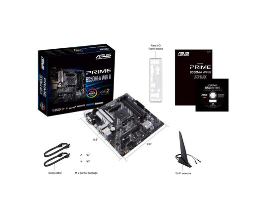 Материнская плата ASUS PRIME B550M-A WIFI II, изображение 8 Материнская плата ASUS PRIME B550M-A WIFI II, изображение 8