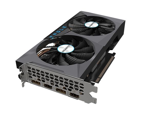 Видеокарта GIGABYTE GeForce RTX3060 12Gb EAGLE LHR (GV-N3060EAGLE-12GD 2.0), изображение 4 Видеокарта GIGABYTE GeForce RTX3060 12Gb EAGLE LHR (GV-N3060EAGLE-12GD 2.0), изображение 4