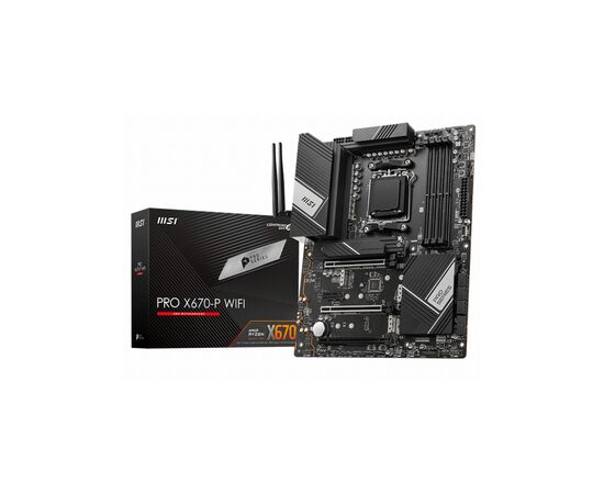 Материнская плата MSI PRO X670-P WIFI, изображение 2 Материнская плата MSI PRO X670-P WIFI, изображение 2