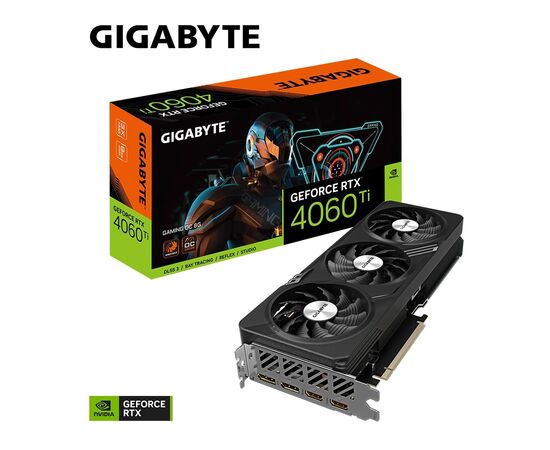 Видеокарта GIGABYTE GeForce RTX4060Ti 8Gb GAMING OC (GV-N406TGAMING OC-8GD), изображение 9 Видеокарта GIGABYTE GeForce RTX4060Ti 8Gb GAMING OC (GV-N406TGAMING OC-8GD), изображение 9