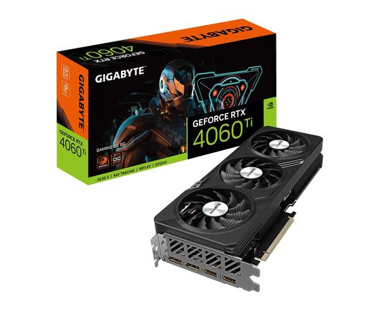 Відеокарта GIGABYTE GeForce RTX4060Ti 8Gb GAMING OC (GV-N406TGAMING OC-8GD)