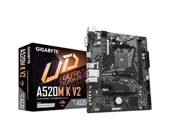 Материнская плата GIGABYTE A520M K V2, изображение 4 Материнская плата GIGABYTE A520M K V2, изображение 4