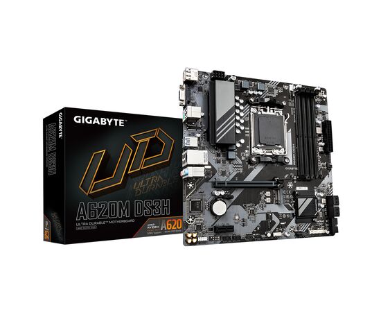Материнская плата GIGABYTE A620M DS3H, изображение 2 Материнская плата GIGABYTE A620M DS3H, изображение 2