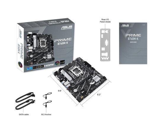 Материнская плата ASUS PRIME B760M-K, изображение 8 Материнская плата ASUS PRIME B760M-K, изображение 8