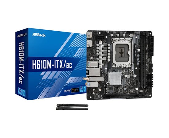 Материнская плата ASRock H610M-ITX/AC, изображение 5 Материнская плата ASRock H610M-ITX/AC, изображение 5