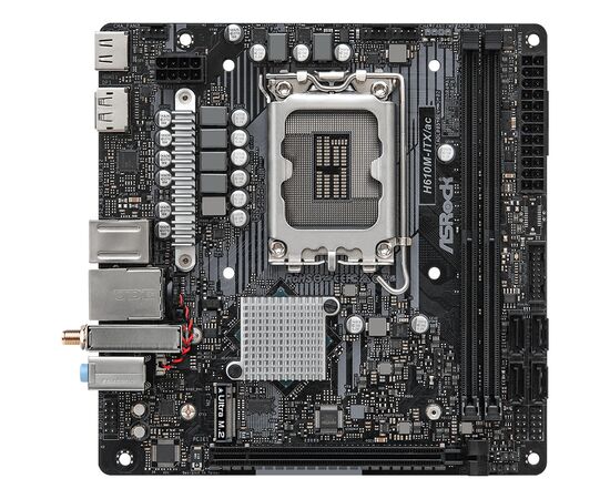 Материнська плата ASRock H610M-ITX/AC