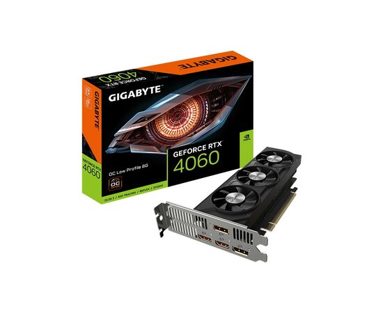 Відеокарта GIGABYTE GeForce RTX4060 8Gb OC Low Profile (GV-N4060OC-8GL)