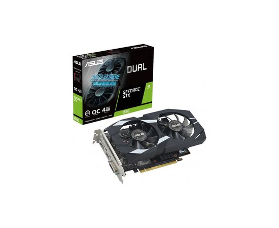 Видеокарта ASUS GeForce GTX1650 4096Mb DUAL OC D6 P EVO (DUAL-GTX1650-O4GD6-P-EVO), изображение 2 Видеокарта ASUS GeForce GTX1650 4096Mb DUAL OC D6 P EVO (DUAL-GTX1650-O4GD6-P-EVO), изображение 2