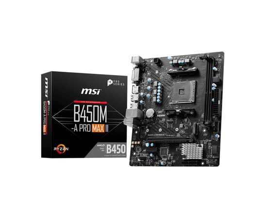 Материнская плата MSI B450M-A PRO MAX II, изображение 2 Материнская плата MSI B450M-A PRO MAX II, изображение 2