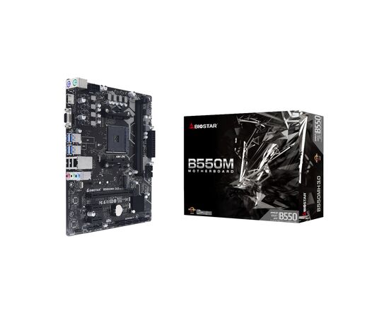 Материнська плата Biostar B550MH 3.0, зображення 2 Материнська плата Biostar B550MH 3.0, зображення 2