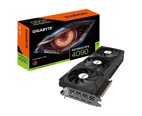 Видеокарта GIGABYTE GeForce RTX4090 24GB WINDFORCE (GV-N4090WF3V2-24GD), изображение 8 Видеокарта GIGABYTE GeForce RTX4090 24GB WINDFORCE (GV-N4090WF3V2-24GD), изображение 8