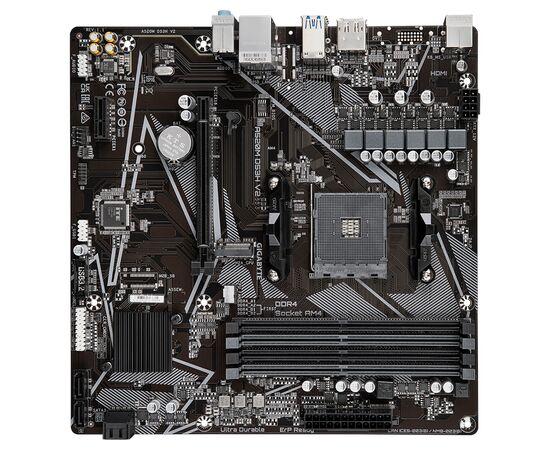 Материнская плата GIGABYTE A520M DS3H V2, изображение 4 Материнская плата GIGABYTE A520M DS3H V2, изображение 4
