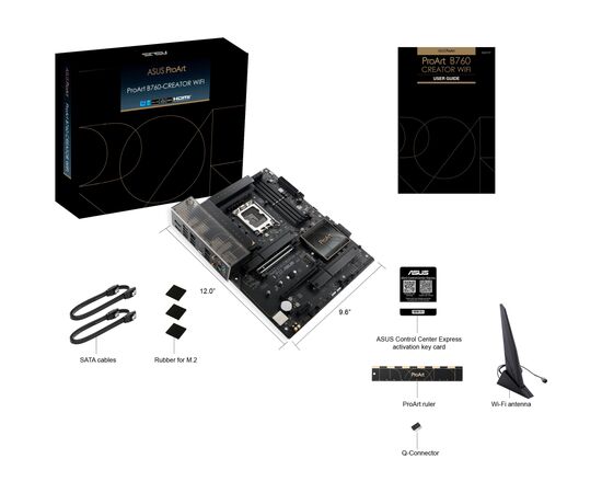 Материнська плата ASUS PROART B760-CREATOR WIFI, зображення 7 Материнська плата ASUS PROART B760-CREATOR WIFI, зображення 7