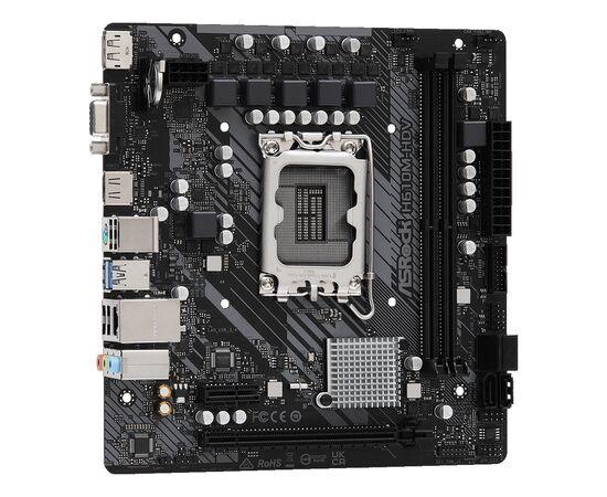 Материнская плата ASRock H610M-HDV, изображение 4 Материнская плата ASRock H610M-HDV, изображение 4