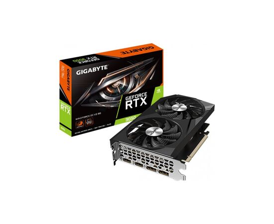 Видеокарта GIGABYTE GeForce RTX3050 8Gb WINDFORCE OC V2 (GV-N3050WF2OCV2-8GD), изображение 5 Видеокарта GIGABYTE GeForce RTX3050 8Gb WINDFORCE OC V2 (GV-N3050WF2OCV2-8GD), изображение 5