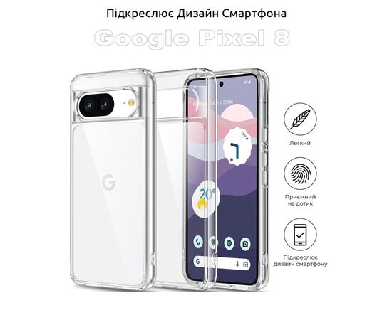 Чехол для мобильного телефона BeCover Google Pixel 8 Transparancy (710140), изображение 5 Чехол для мобильного телефона BeCover Google Pixel 8 Transparancy (710140), изображение 5