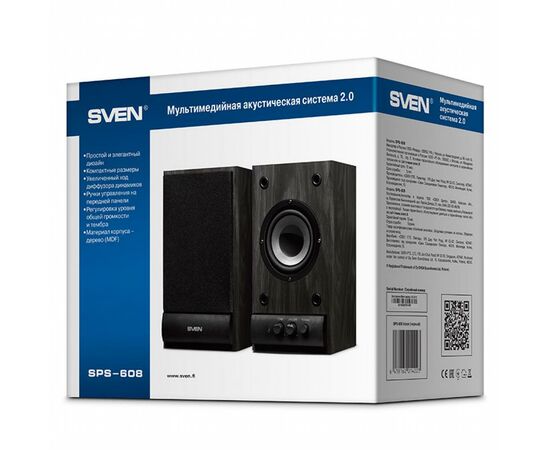 Акустическая система Sven SPS-608 black, изображение 5