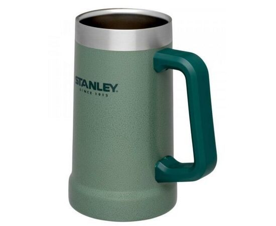 Термочашка Stanley Пивная Adventure Stein Hammertone Green 0,7 л (6939236338806), изображение 2 Термочашка Stanley Пивная Adventure Stein Hammertone Green 0,7 л (6939236338806), изображение 2