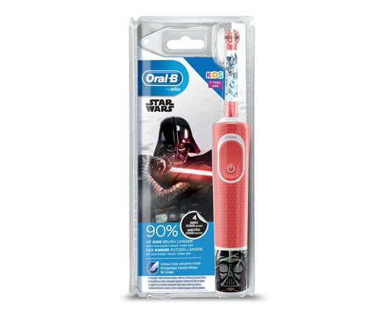 Электрическая зубная щетка Braun Oral-B D100.413.2K Star Wars, изображение 2 Электрическая зубная щетка Braun Oral-B D100.413.2K Star Wars, изображение 2