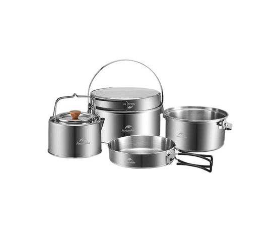 Набор туристической посуды Naturehike NH22CJ005 4 предмета (6927595708859)