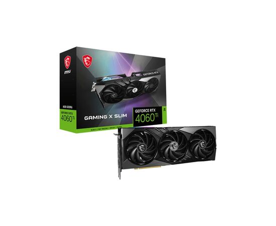 Відеокарта MSI GeForce RTX4060Ti 8Gb GAMING X SLIM (RTX 4060 Ti GAMING X SLIM 8G)