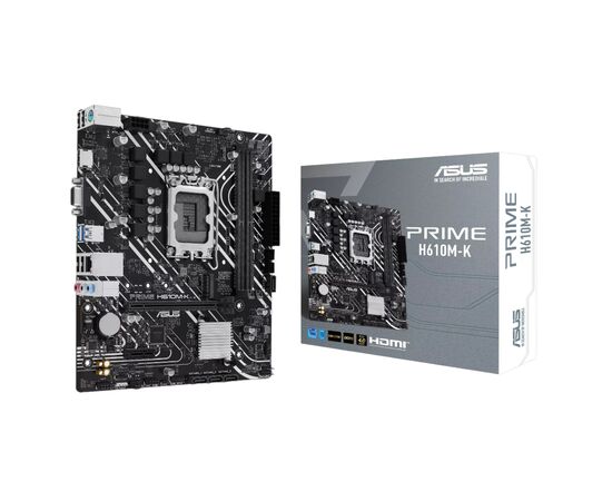 Материнська плата ASUS PRIME H610M-K, зображення 2 Материнська плата ASUS PRIME H610M-K, зображення 2