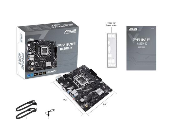 Материнська плата ASUS PRIME H610M-K, зображення 7 Материнська плата ASUS PRIME H610M-K, зображення 7