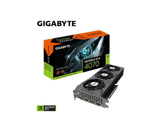 Видеокарта GIGABYTE GeForce RTX4070 12Gb EAGLE OC V2 (GV-N4070EAGLE OCV2-12GD), изображение 9 Видеокарта GIGABYTE GeForce RTX4070 12Gb EAGLE OC V2 (GV-N4070EAGLE OCV2-12GD), изображение 9