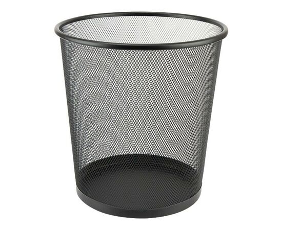 Кошик для паперів Axent Wire mesh, black 260x280мм (2119-01-A), зображення 2 Кошик для паперів Axent Wire mesh, black 260x280мм (2119-01-A), зображення 2