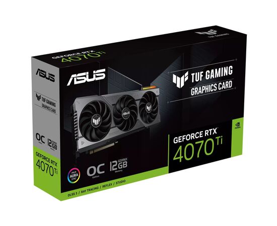 Видеокарта ASUS GeForce RTX4070Ti 12Gb TUF OC GAMING (TUF-RTX4070TI-O12G-GAMING), изображение 9 Видеокарта ASUS GeForce RTX4070Ti 12Gb TUF OC GAMING (TUF-RTX4070TI-O12G-GAMING), изображение 9