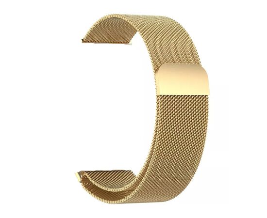 Ремінець до смарт-годинника BeCover Milanese Style для Samsung Galaxy (20mm)/Watch 5/ Watch 4.../Gear S2 Classic/Gear Sport Gold (707674), зображення 2