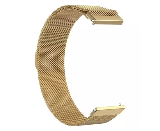 Ремінець до смарт-годинника BeCover Milanese Style для Samsung Galaxy (20mm)/Watch 5/ Watch 4.../Gear S2 Classic/Gear Sport Gold (707674), зображення 3