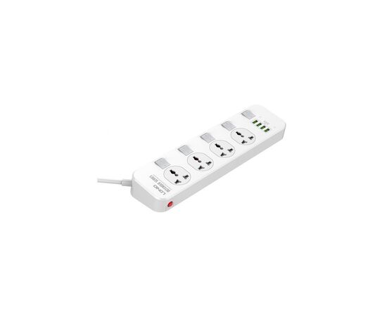 Сетевой фильтр питания LDNIO SC4408, 4 роз+4USB (SC4408), изображение 3 Сетевой фильтр питания LDNIO SC4408, 4 роз+4USB (SC4408), изображение 3