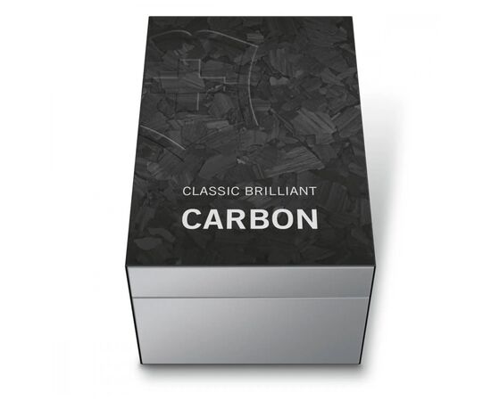 Нож Victorinox Classic SD Brilliant Carbon + брелок-лого (0.6221.90), изображение 6 Нож Victorinox Classic SD Brilliant Carbon + брелок-лого (0.6221.90), изображение 6