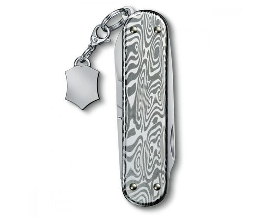 Ніж Victorinox Classic SD Brilliant Damast + брелок-лого (0.6221.34), зображення 4