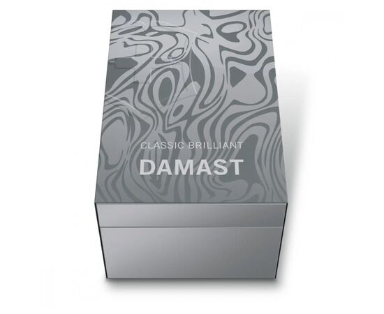 Ніж Victorinox Classic SD Brilliant Damast + брелок-лого (0.6221.34), зображення 6