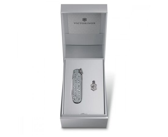 Ніж Victorinox Classic SD Brilliant Damast + брелок-лого (0.6221.34), зображення 7