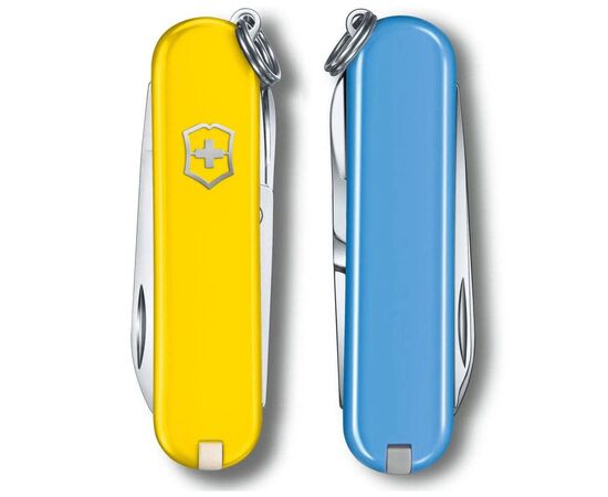 Нож Victorinox Classic SD Ukraine Жовто-блакитний (0.6223.8G.28), изображение 6