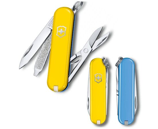 Ніж Victorinox Classic SD Ukraine Жовто-блакитний (0.6223.8G.28)