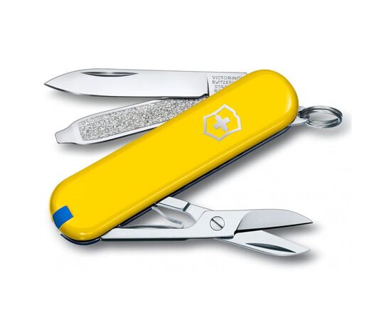 Нож Victorinox Classic SD Ukraine Жовто-синій (0.6223.8G.2), изображение 3