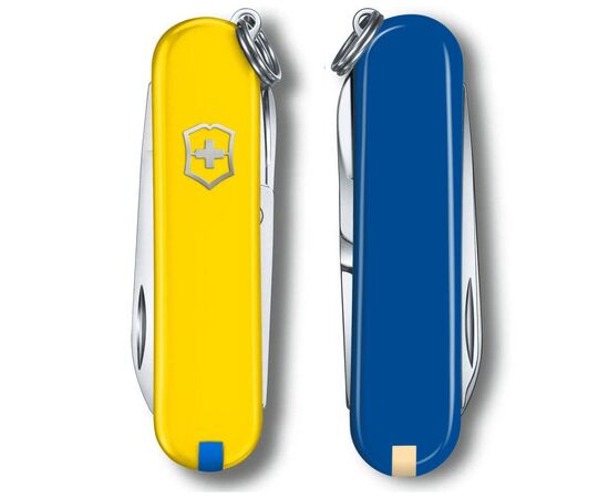 Нож Victorinox Classic SD Ukraine Жовто-синій (0.6223.8G.2), изображение 6